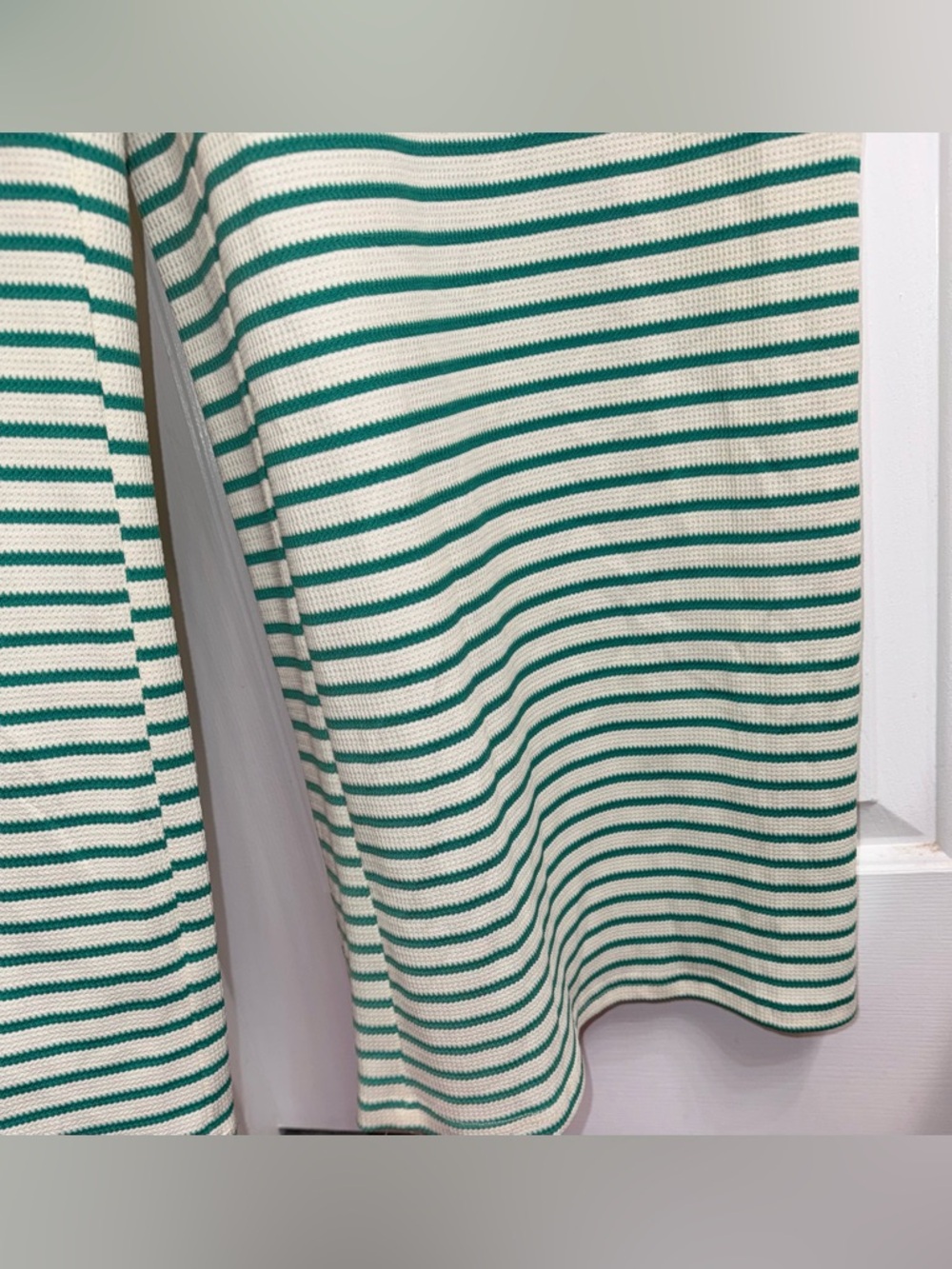 CICY BELL Women’s Sleeveless Green Stripe Wide-Leg Jumpsuit, New Size XL - Picture 7 of 16